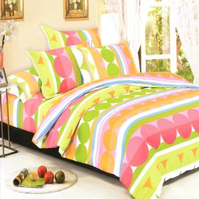 Blancho Bedding - [Colorful Days] 100% Cotton 4PC Comforter Set (Twin Size)