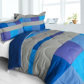 [Special Samara] Quilted Patchwork Down Alternative Comforter Set (Full/Queen Size)